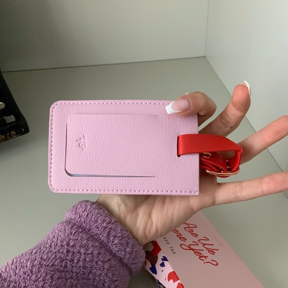 YES STUDIO Are We There Yet Faux Leather Travel Passport Cover Luggage Tags NEW - Picture 12 of 14